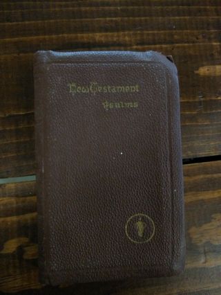 1941 World War Ii Fdr Soldiers Edition Bible Pocket Gideon Testament Psalms
