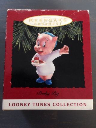 Hallmark Ornament: 1993 Looney Tunes,  Porky Pig Bn23
