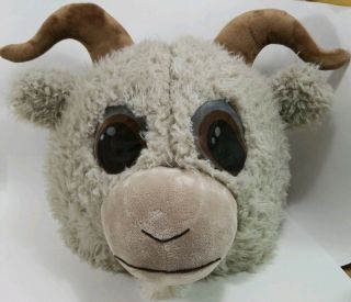 Dan Dee Billy Goat Ram Furry Plush Mascot Head Costume Cosplay 18x16 " Costuming