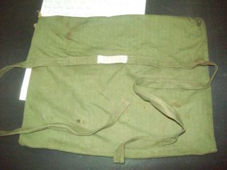 Wwii American Red Cross Labeled Hbt Ditty Bag