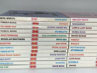 Vintage Topsy Turvy Bugg Books Complete Set Of 26 By Stephen Cosgrove 1980s