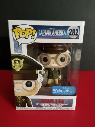 Funko Pop Stan Lee Captain America The First Avengers General 282 Exclusive
