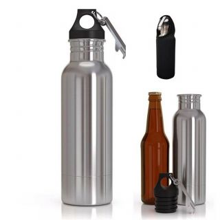 Beer Bottle Insulator Cooler Double Wall Stainless Keep Your Beer Cold For Hours