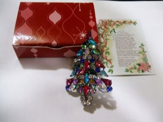 2006 Avon Collectible Christmas Tree Pin Nib