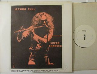 Live Jethro Tull 2 Lp " Supercharged " L.  A.  Forum 1973 - Not Tmoq