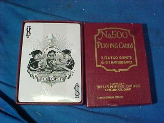 Mib 1920s No 500 Playing Cards W 11 - 12 - 13 Spot Cards,  Brownie Joker