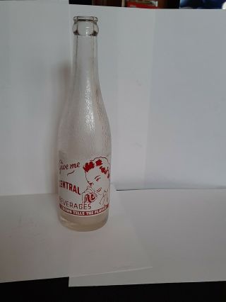 Vintage Acl Royal Crown Soda/pop Glass Bottle 12 Oz.