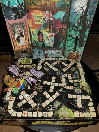 Vintage 1975 Lakeside Walt Disney World Haunted Mansion Board Game - Complete