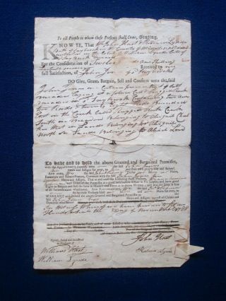 1788 Saybrook,  Connecticut Deed