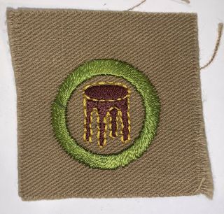 Boy Scout Merit Badge Type A Square Wood