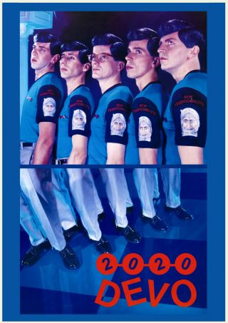 2020 Wall Calendar [12 Pages A4] Devo Vintage Music Photo Poster Cover 1354