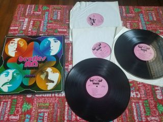 The Beatles 4 lp record box set ALPHA OMEGA,  1973 2
