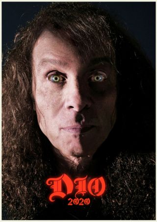 2020 Wall Calendar [12 Page A4] Ronnie James Dio Music Poster Photo M1509
