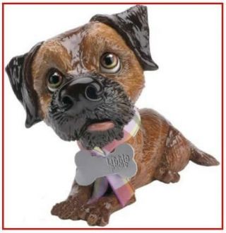 Little Paws Terri Border Terrier Dog Breed Figurine Arora Uk Tag Nib