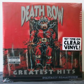 Death Row Greatest Hits Ltd.  Clear Vinyl 4lp Dr Dre 2pac Ice Cube Snoop