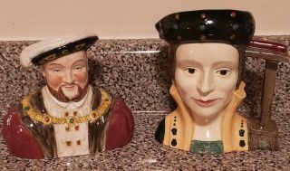Royal Doulton Character Jug Catherine Parr And King Henry V111 1980
