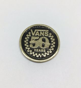 Vans Shoes 50th Anniversary 50 Years Lapel Pin