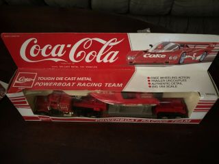 NIB Set of 2 1979 coca cola coke 1/ 64 SCALE DIECAST trucks 2