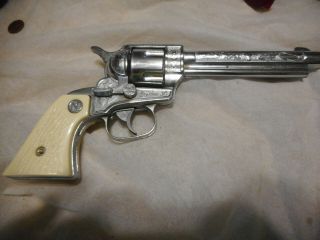 Vintage Nichols Stallion 38 Cap Gun w 5 bullets unplayed with 2