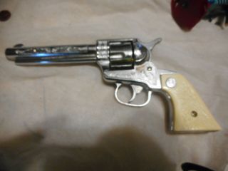 Vintage Nichols Stallion 38 Cap Gun w 5 bullets unplayed with 3