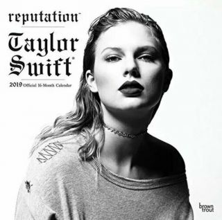 2019 Taylor Swift Reputation 12 " X 12 " Wall Calendar By Brown Trout