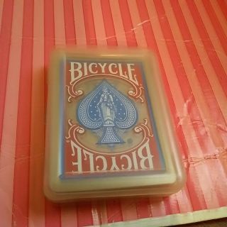 Bicycle Official See - Through Clear Plastic Playing Cards - In Case -