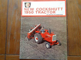 Cockshutt Oliver 1950 1st Year Tractor Brochure,  Front Wheel Assist