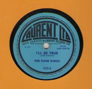 C 78 Rpm The Four Kings Laurent 1152/1153 In E -