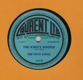 c 78 RPM The Four Kings Laurent 1152/1153 in E - 2