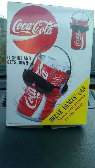 Vintage 1989 Dancing Coca Cola Can,