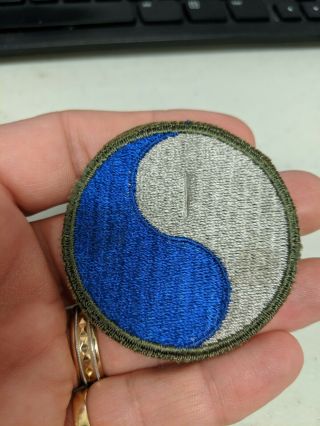 Wwii United States Army 29th Infantry Division Shoulder Patch Look