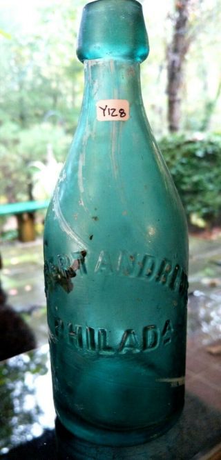 Philadelphia - Civil War Period Green Blob Top Soda - ROBERT ANDREWS 2