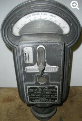 Vintage Duncan Parking Meter No Key 5c 10c