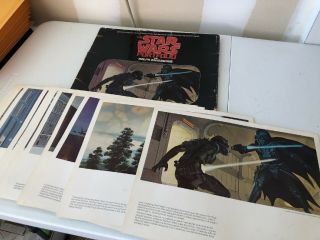 Vintage Star Wars Portfolio Paintings Art By Ralph Mcquarrie 1st Edition (1977)