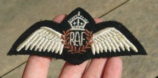 Raf Royal Air Force Common Wealth Air Force Pilot Wing Crew Insignia Brevet