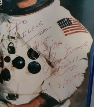 NASA Apollo 17 Ron Evans Astronaut Autographed Lets Fly To The Moon VHS Tape 2