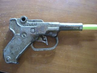 Old Cast Iron Kilgore G - Man Cap Gun