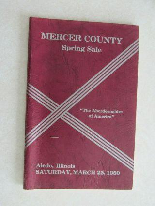 Sbe12 Mercer County Spring Aberdeen Il Illinois Black Angus Booklet