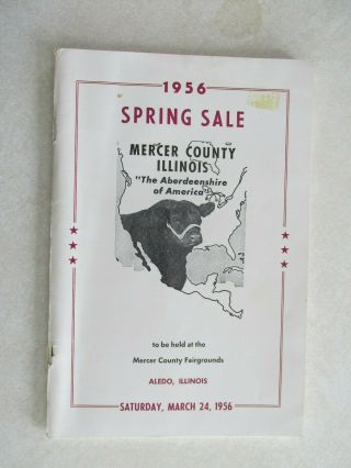 Sbe14 Mercer County Spring Aberdeen Il Illinois Black Angus Booklet