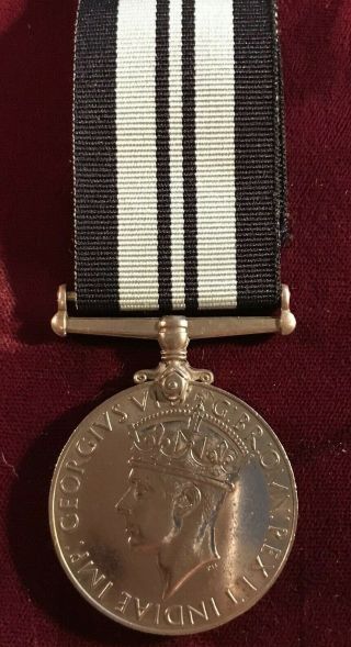 India Wwii Service Medal 1939 - 1945