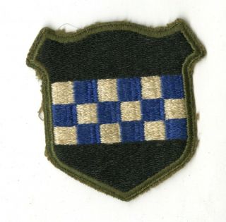 Wwii 99th Infantry Division Green Back Patch Bulge Germany Europe