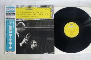 Geza Anda Bartok Piano Concerto No.  1&2 Dg Pojg - 9039 Japan Obi 180g Vinyl Lp