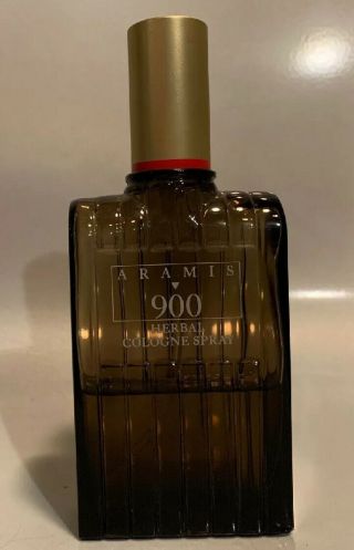 Vtg 1980s Aramis 900 Herbal Cologne Spray 3.  25 Oz Approx.  40 Full Rare