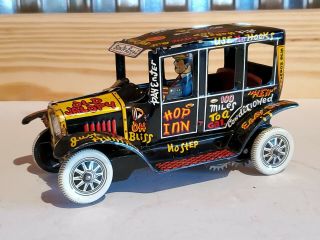 Vintage Tin Marx Old Jalopy Wind Up Car Toy