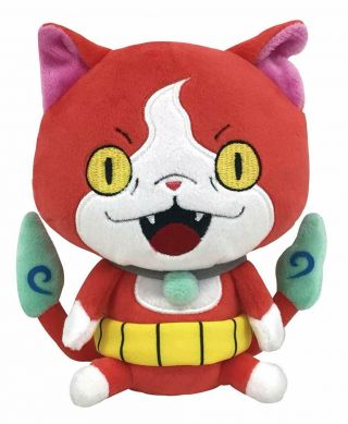 Yokai Watch Dx Plush Doll Stuffed Jibanyan Lightside 2018 Red Japan