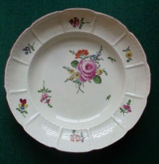 Antique 18th Century Imperial German Duke Württemberg Flowers Royal Plate 1758