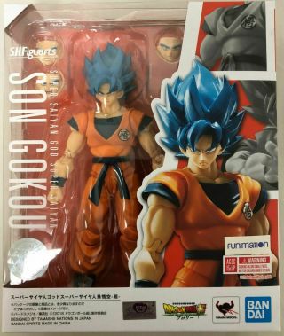 S.  H.  Figuarts Goku Saiyan God Dragon Ball Broly Bandai Figure Usa