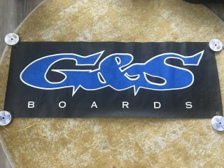 G&s Gordon & Smith Vintage Skateboard Banner Poster 50 " X19 "