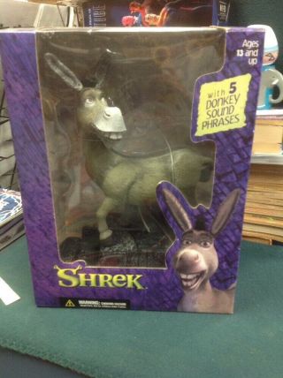 Shrek Donkey Size Figure 2001 11 " W Sound Mip Mcfarlane