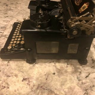 Vintage Royal Model 10 Typewriter w/Beveled Glass Sides 1923 3